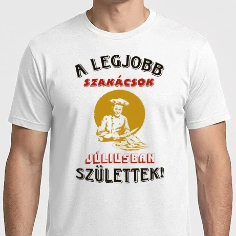 Férfi Imperial póló - Szakács szülinapja július