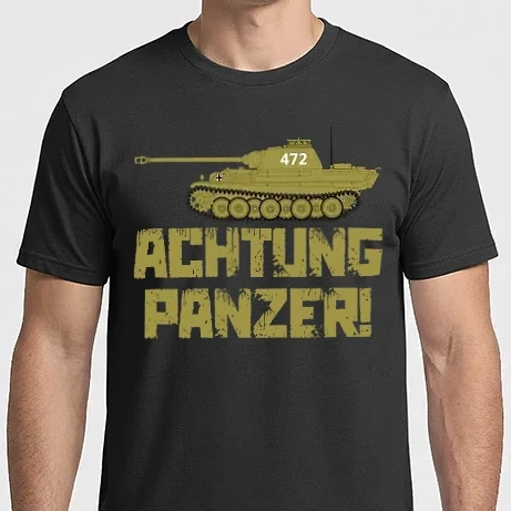 Férfi Imperial póló - Achtung Panzer (Párduc)