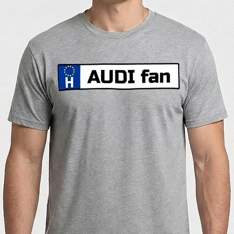Férfi Imperial póló - rendszám Audi