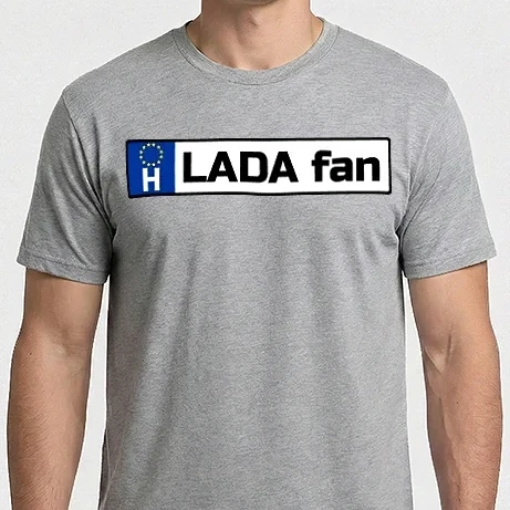 Férfi Imperial póló - rendszám lada