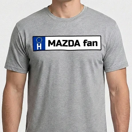 Férfi Imperial póló - rendszám mazda