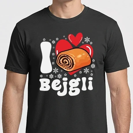 Férfi Imperial póló - I love Bejgli