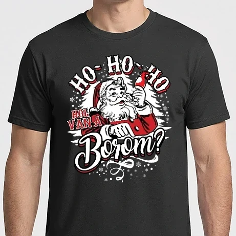 Férfi Imperial póló - HoHoHo Hol van a borom