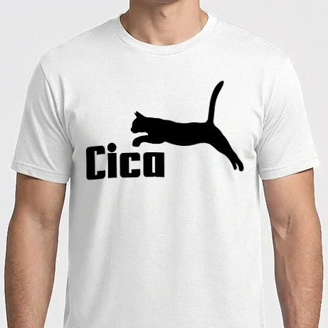 Férfi Imperial póló - Cica - Macskás minta