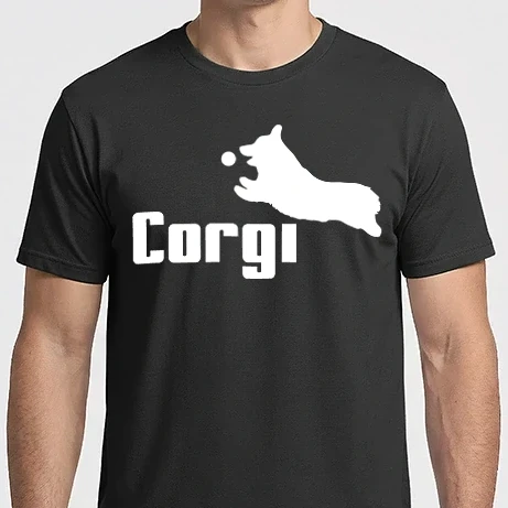 Férfi Imperial póló - Corgi - Kutyás minta