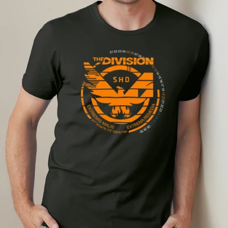 Férfi prémium fit kerek nyakú póló - The Division 1