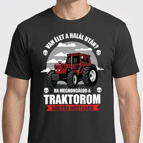 Férfi Imperial póló - Fenyegető traktoros