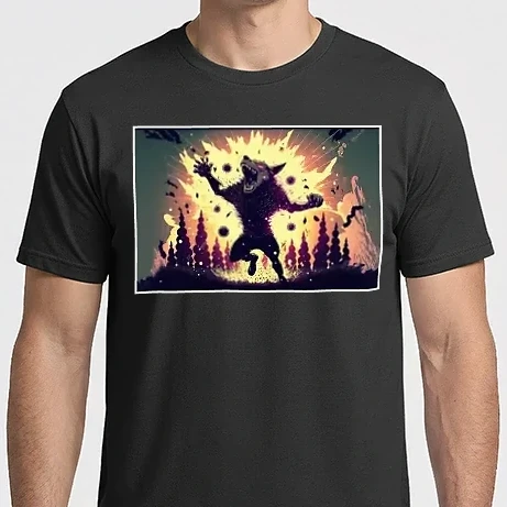 Férfi Imperial póló - Werewolf