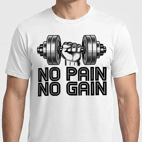 Férfi Imperial póló - No Pain - No Gain