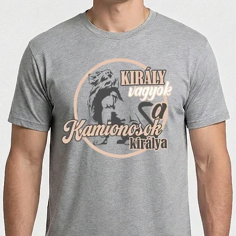 Férfi Imperial póló - király vagyok kamionos