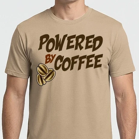 Férfi Imperial póló - Powered by Coffee