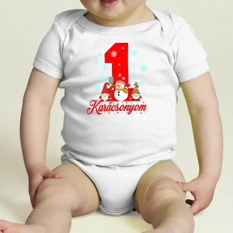Baba body - első karácsonyom gyerek hóember és manók