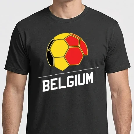 Férfi Imperial póló - Belgium foci belga zászló