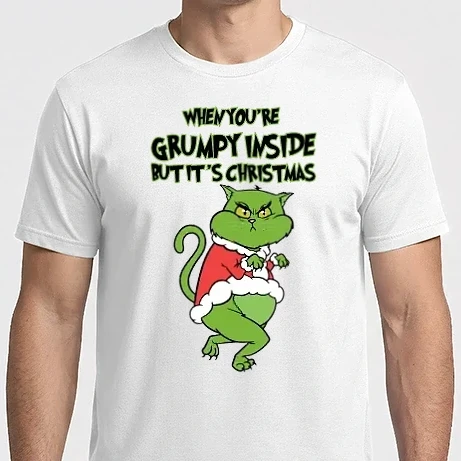 Férfi Imperial póló - Grumpy Christmas