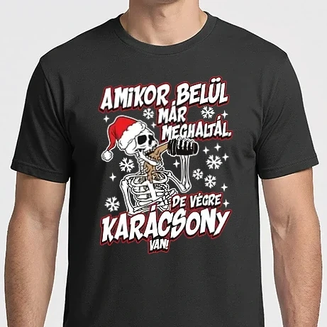 Férfi Imperial póló - Karácsonyi Csontváz