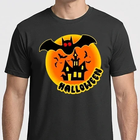 Férfi Imperial póló - HALLOWEEN DENEVÉR ÉS KÍSÉRTETHÁZ