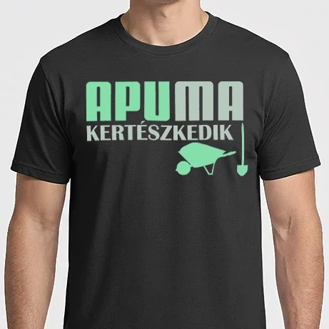 Férfi Imperial póló - apuma kertészkedik