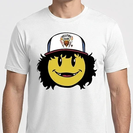Férfi Imperial póló - Dustin fej Stranger Things