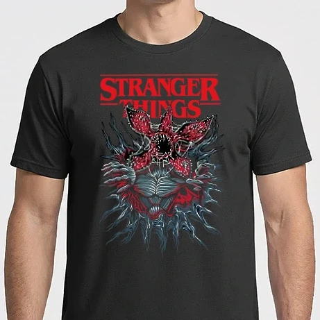 Férfi Imperial póló - Stranger Things - Demogorgon
