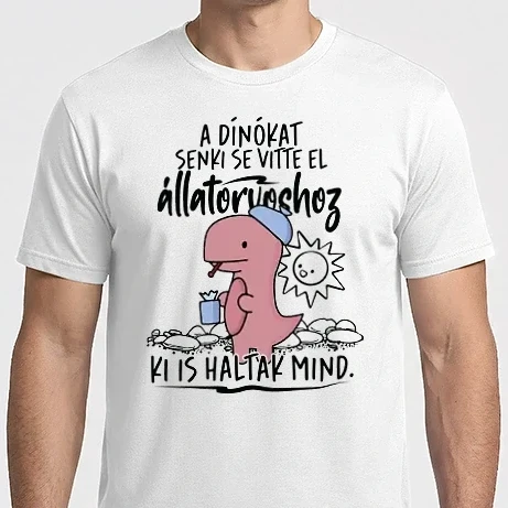 Férfi Imperial póló - A dínókat senki se vitte el állatorvoshoz