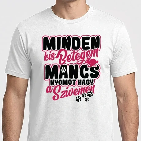 Férfi Imperial póló - Mancs nyom a szívemen