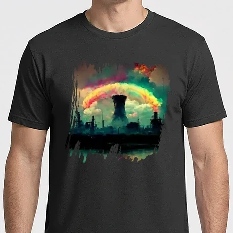 Férfi Imperial póló - Nuclear Rainbow