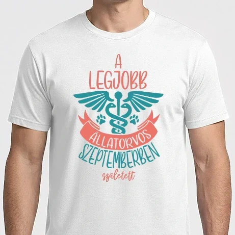 Férfi Imperial póló - Szülinapos állatorvos SZEPTEMBER
