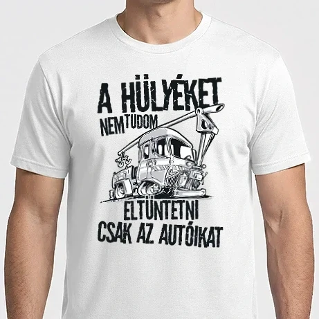Férfi Imperial póló - Hülyék és az autóik