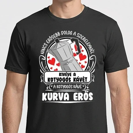 Férfi Imperial póló - Kotyogós kávé