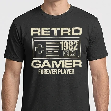 Férfi Imperial póló - Retro Gamer 1982