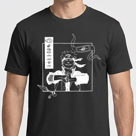 Férfi Imperial póló - NARUTO  -fehér-