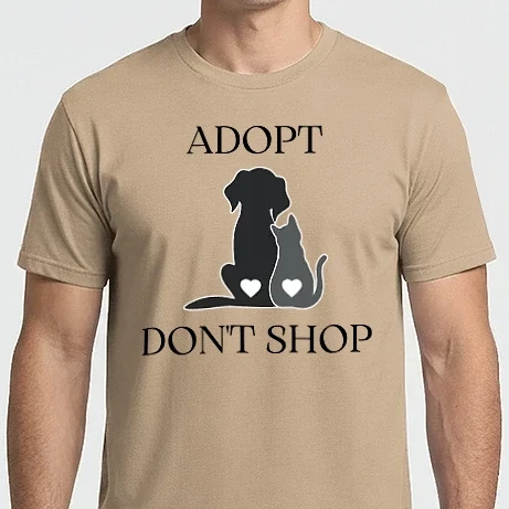 Férfi Imperial póló - ADOPT, don't shop