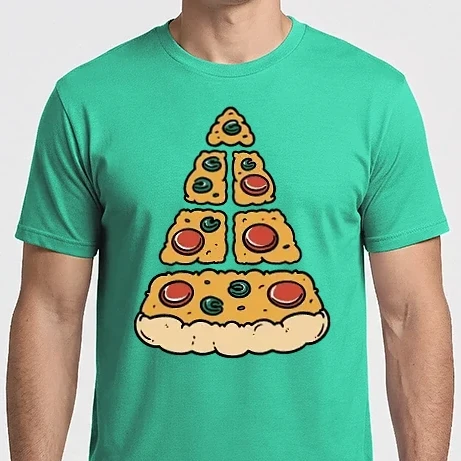 Férfi Imperial póló - Pizza piramis