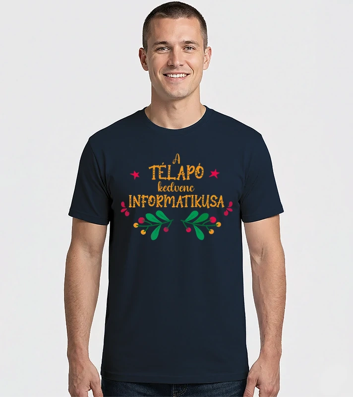 A télapó kedvenc informatikusa – Férfi Imperial póló