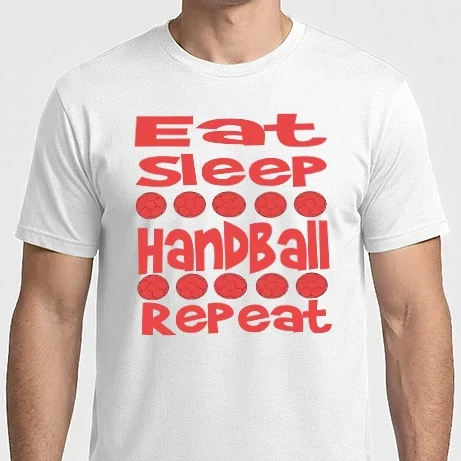 Férfi Imperial póló - Eat sleep handball repeat
