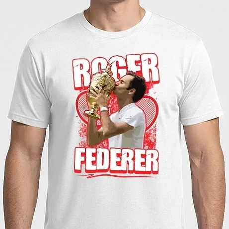 Férfi Imperial póló - Roger Federer piros
