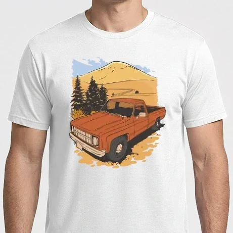 Férfi Imperial póló - Pick-up Truck