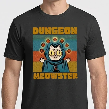 Férfi Imperial póló - Dungeon meowster