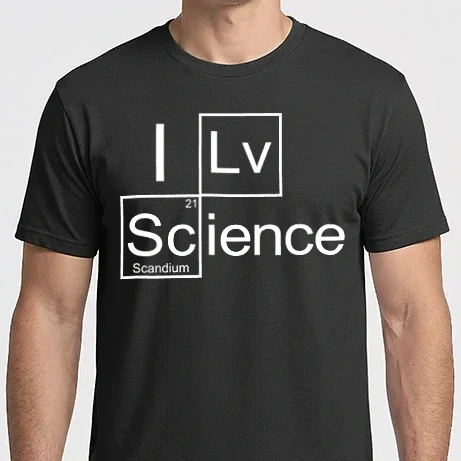 Férfi Imperial póló - I love Science