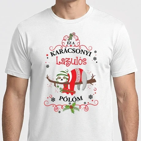Férfi Imperial póló - Karácsonyi lazulós póló