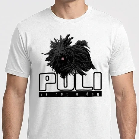 Férfi Imperial póló - Puli Is Not a Dog (b-l)