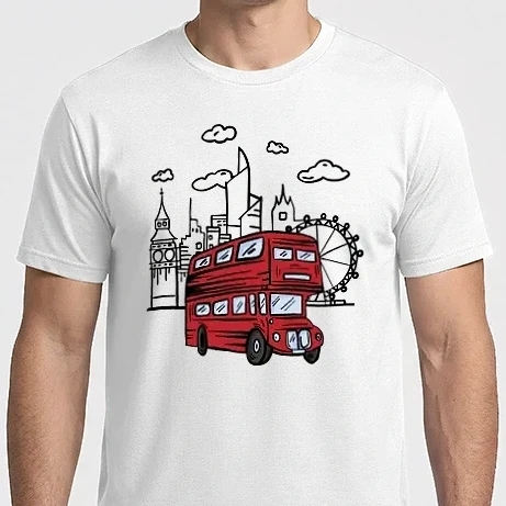 Férfi Imperial póló - Emeletes busz