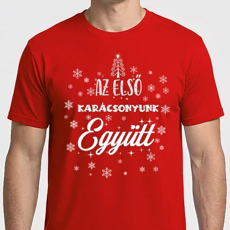Férfi Imperial póló - AZ ELSŐ KARÁCSONYUNK EGYÜTT