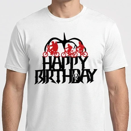 Férfi Imperial póló - Happy Birthday Stranger Things