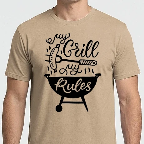 Férfi Imperial póló - My grill My rules