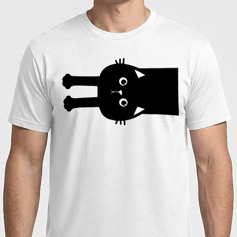 Férfi Imperial póló - Cica feje