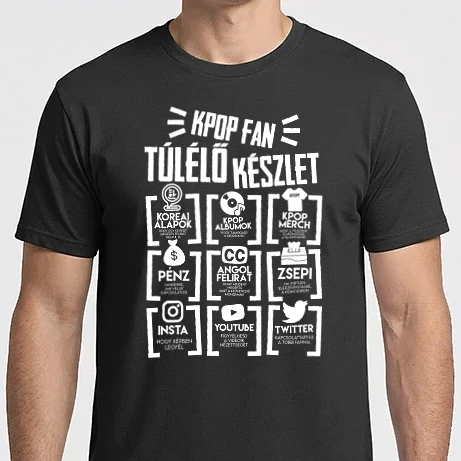 Férfi Imperial póló - Kpop fan túlélő készlet