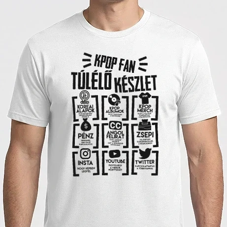 Férfi Imperial póló - Kpop fan túlélő készlet
