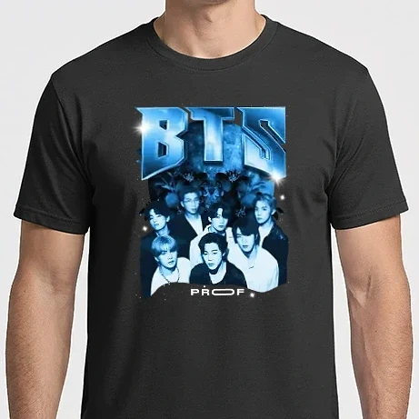 Férfi Imperial póló - BTS blue