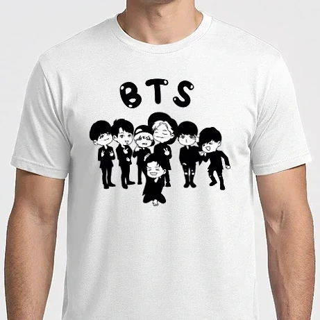 Férfi Imperial póló - BTS chibi group